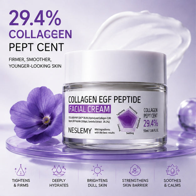✨ BUY 1 GET 1 FREE 🎁 NESLEMY Collagen EGF Peptide Cream — Restore Youthful Glow, Firmness & Deep Hydration