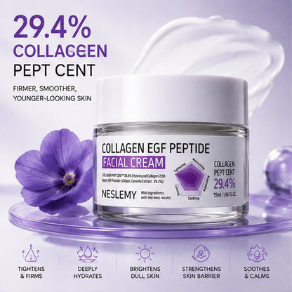 ✨ BUY 1 GET 1 FREE 🎁 NESLEMY Collagen EGF Peptide Cream — Restore Youthful Glow, Firmness & Deep Hydration