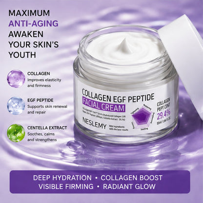 ✨ BUY 1 GET 1 FREE 🎁 NESLEMY Collagen EGF Peptide Cream — Restore Youthful Glow, Firmness & Deep Hydration